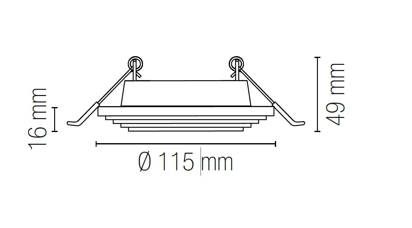 Круглый гипсовый прожектор Fan Europe Lighting INTEC ARCH-00049250 - Вид №1