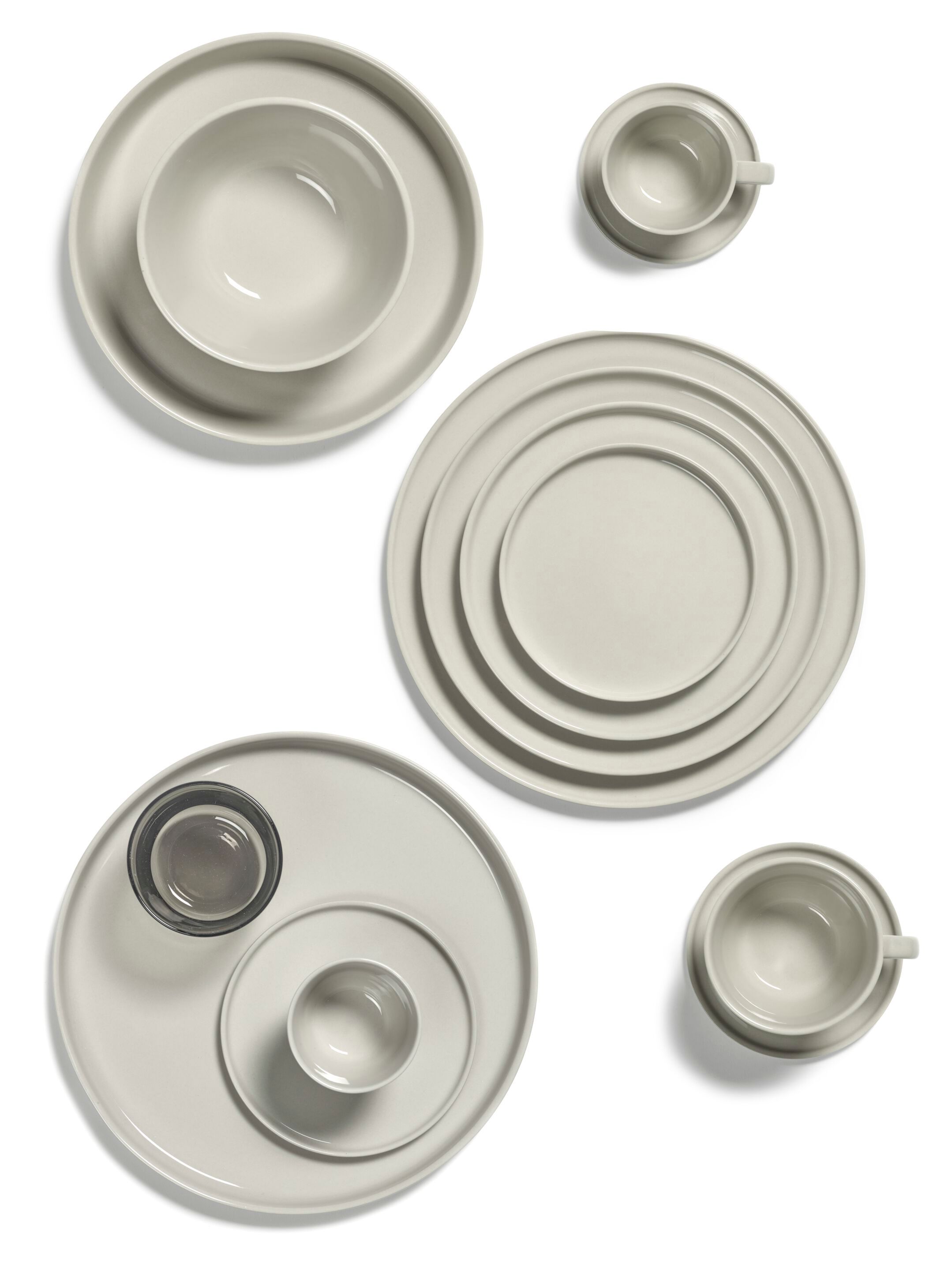 Фарфоровая плоская тарелка Serax ужин ARCH-00144787 - Вид №2