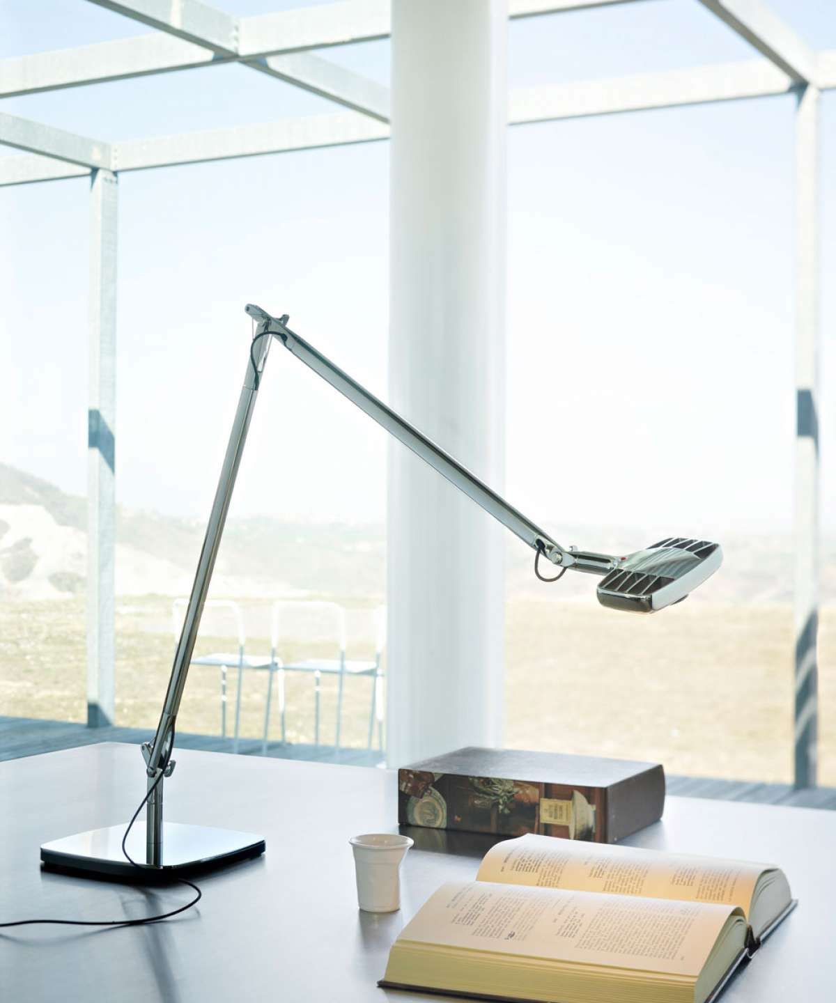 Алюминиевая регулируемая светодиодная настольная лампа LUCEPLAN Otto Watt ARCH-00136302 - Вид №2