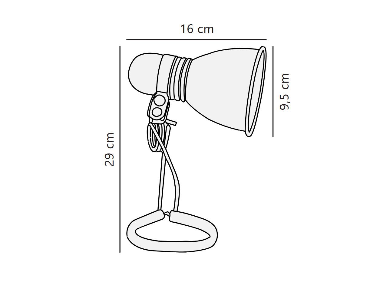 Регулируемая металлическая настольная лампа Nordlux PHOTO ARCH-00094941 - Вид №2