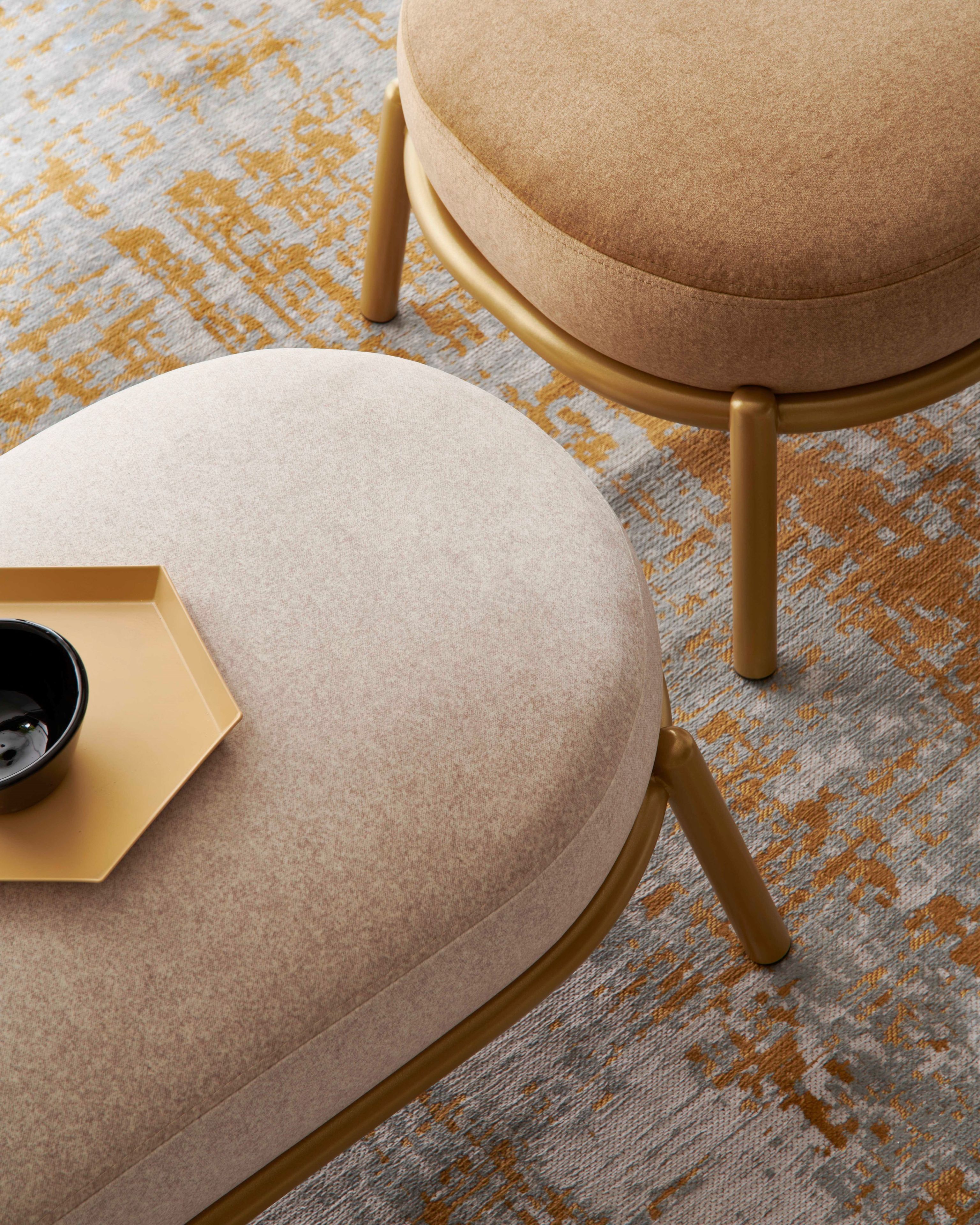 Скамейка из ткани MEMEDESIGN Drop ARCH-00078675 - Вид №9