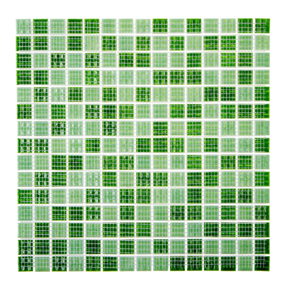Мозаика стеклянная Artens 32.7x32.7 см цвет зелёный Стекломасса STLM-2084341 - Вид №4