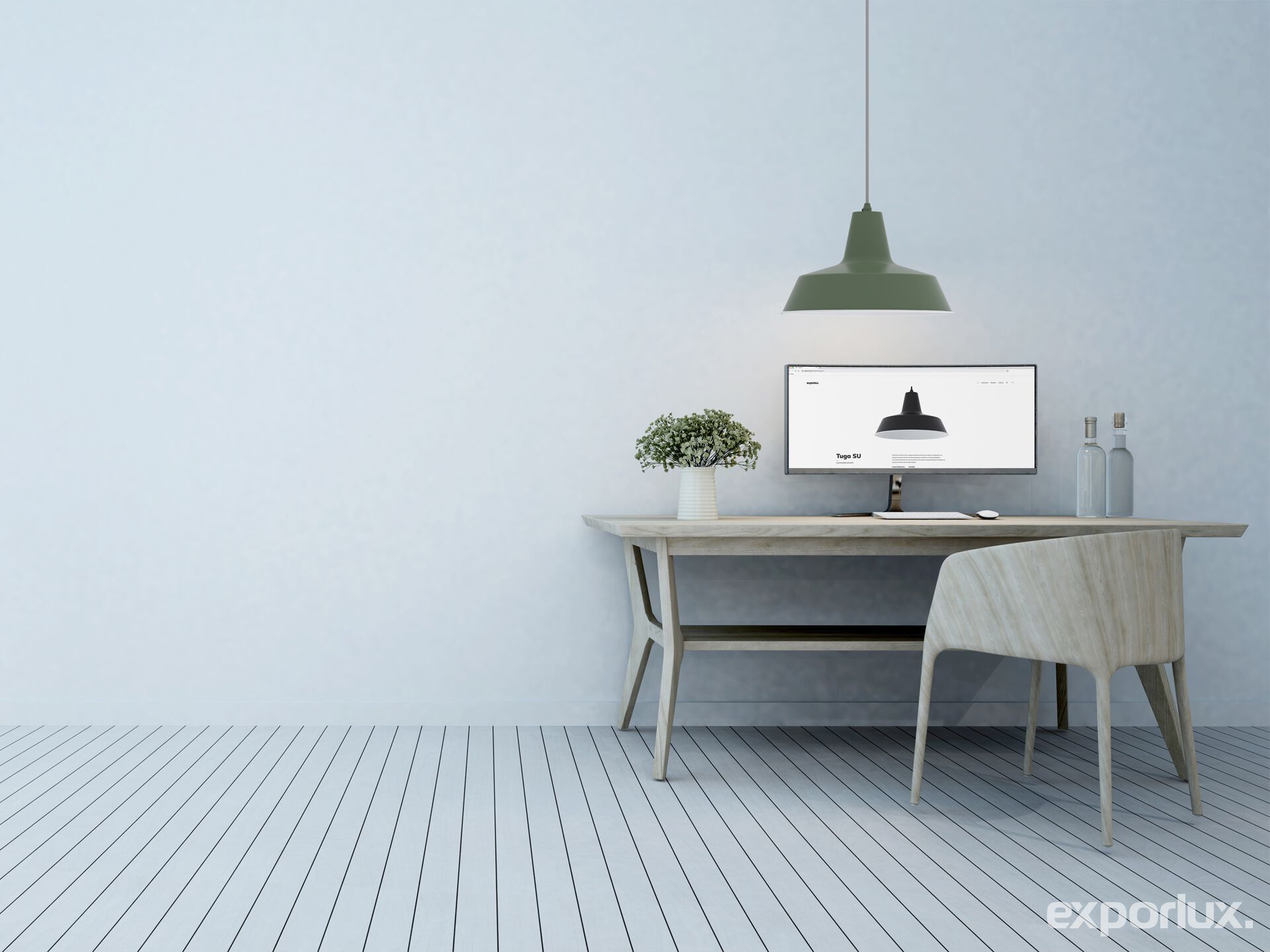 Алюминиевый подвесной светильник Exporlux TUGA SU ARCH-00030077 - Вид №3