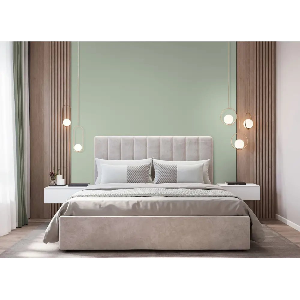 ANTURAGE Puff - флизелиновые обои зеленые с рельефной текстурой 89373729 STLM-0828911 - Вид №2