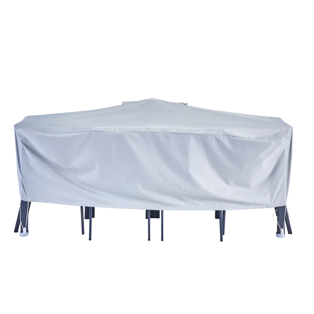 Защитный чехол для стола Naterial 200x80x130 см полиэстер светло-серый STLM-2048592 - Вид №1