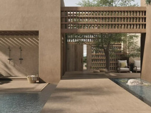 Напольное покрытие / Напольное покрытие с эффектом камня