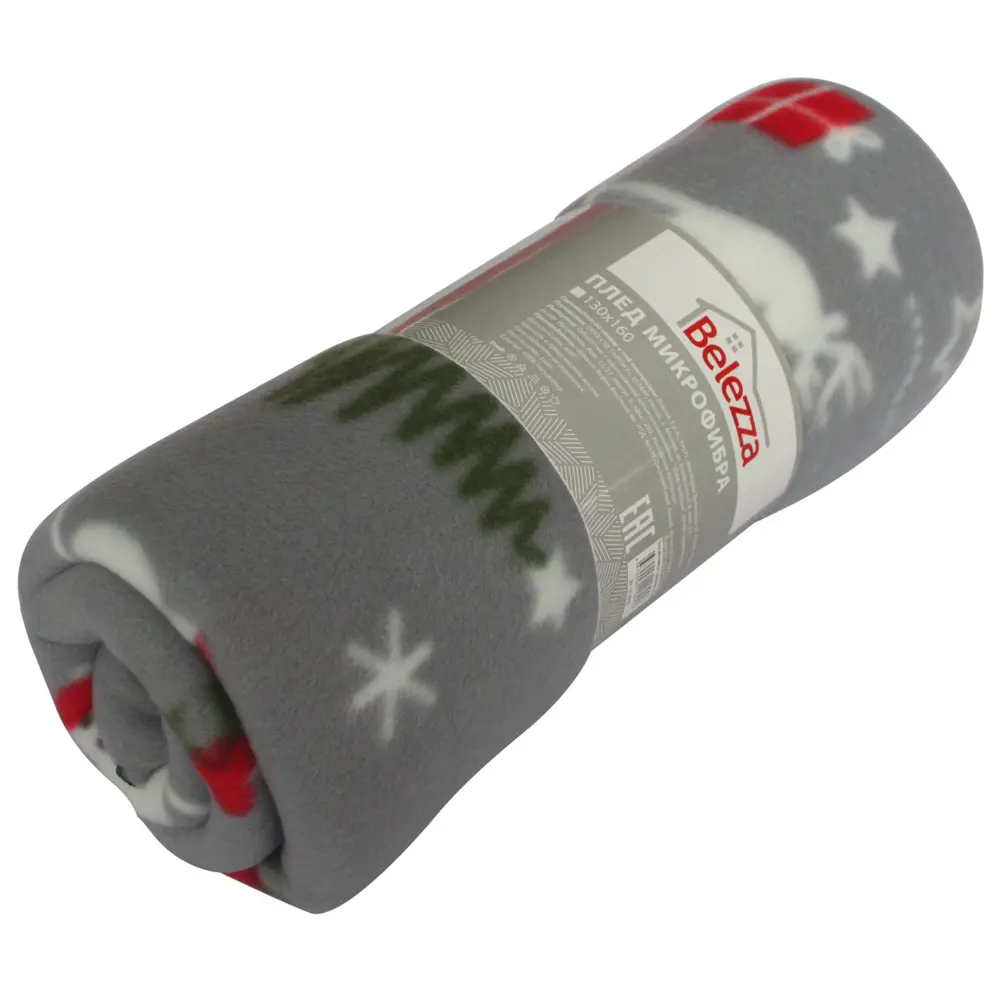 Плед Снеговик 130х170 см флис BELEZZA STLM-2139004 - Вид №2