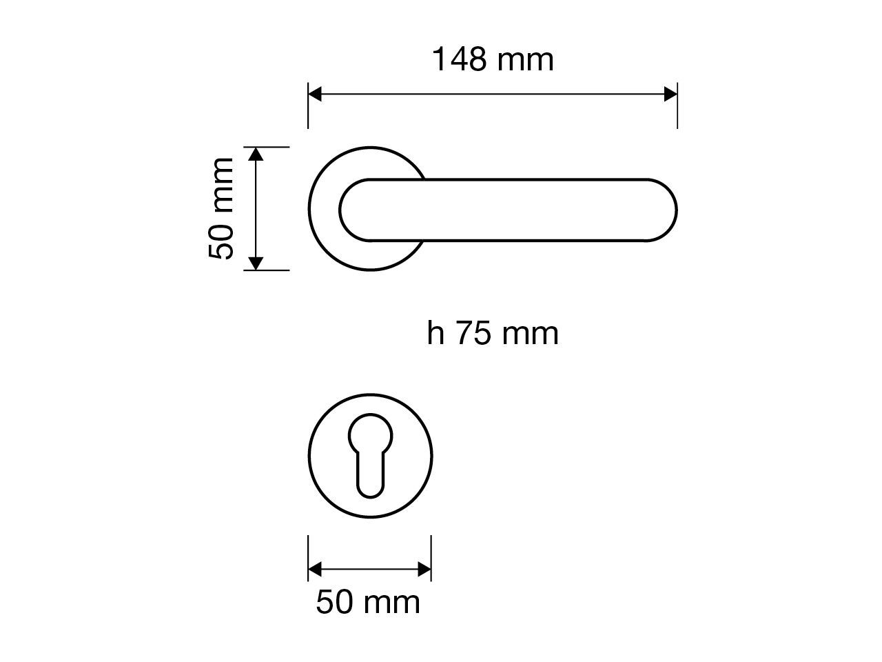 Латунная ручка с насадкой с кристаллами Swarovski® LINEA CALI' Feeling ARCH-00096169 - Вид №1