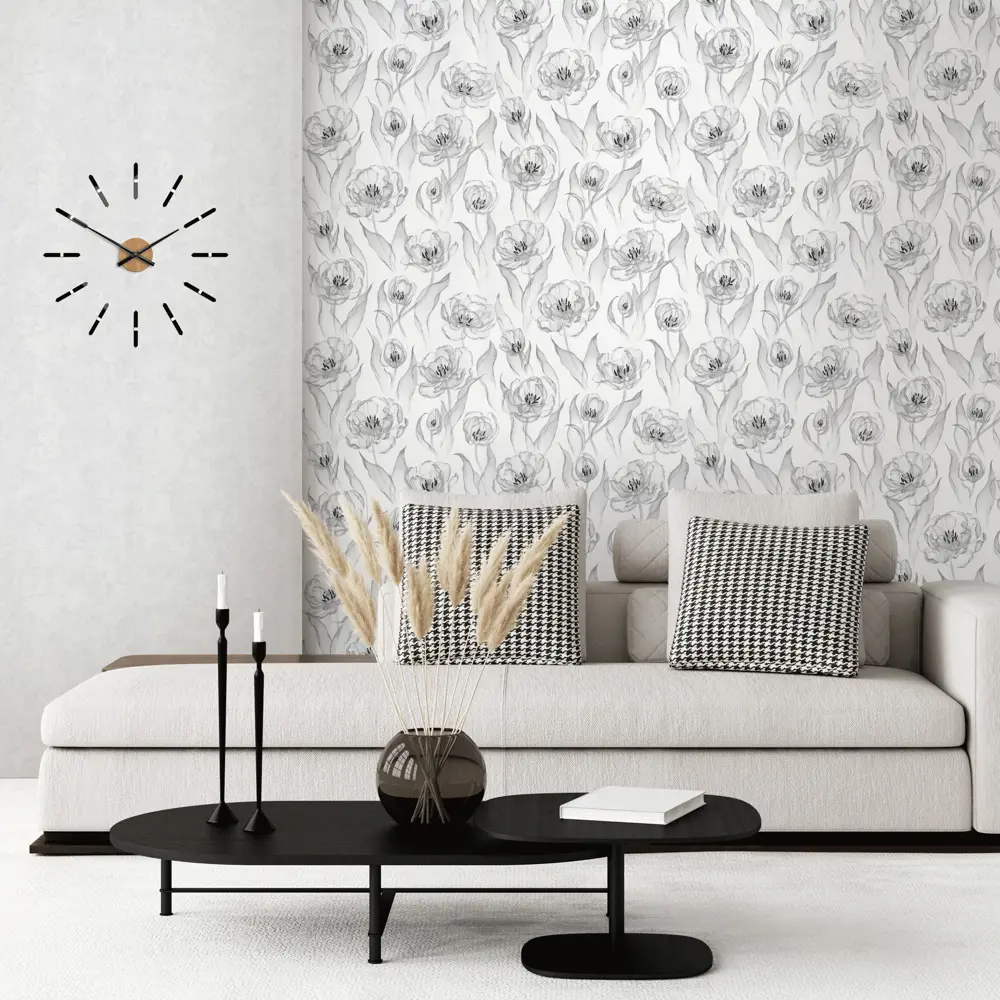 Обои флизелиновые Артекс Тюльпан белые 1.06 м 10533-02 STLM-2069306 - Вид №2