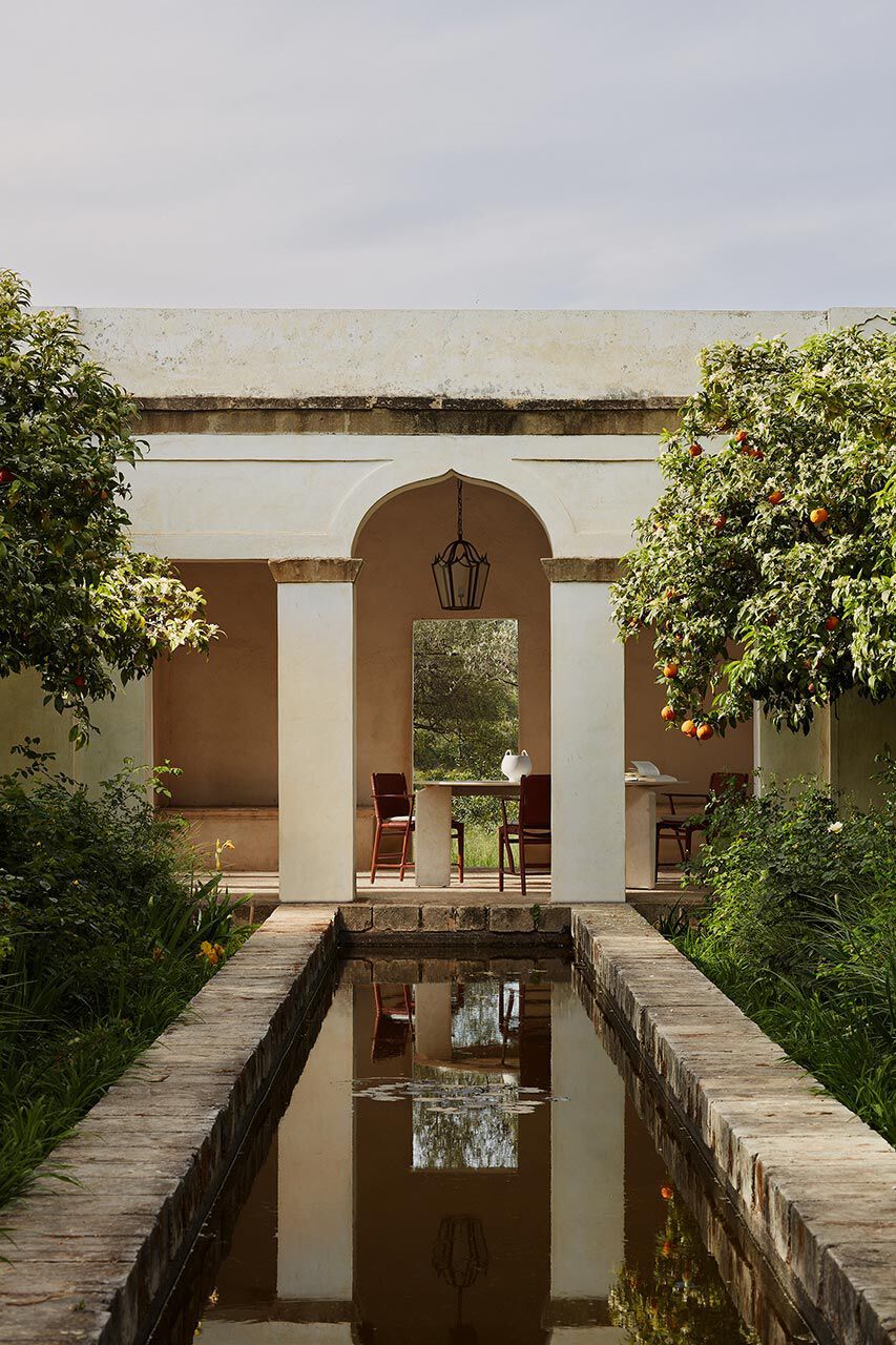 Садовое кресло из красного дерева и кожи с подлокотниками Exteta Levante ARCH-00082375 - Вид №11