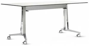 Wiesner-Hager Прямоугольный складной стол на колесиках Skill