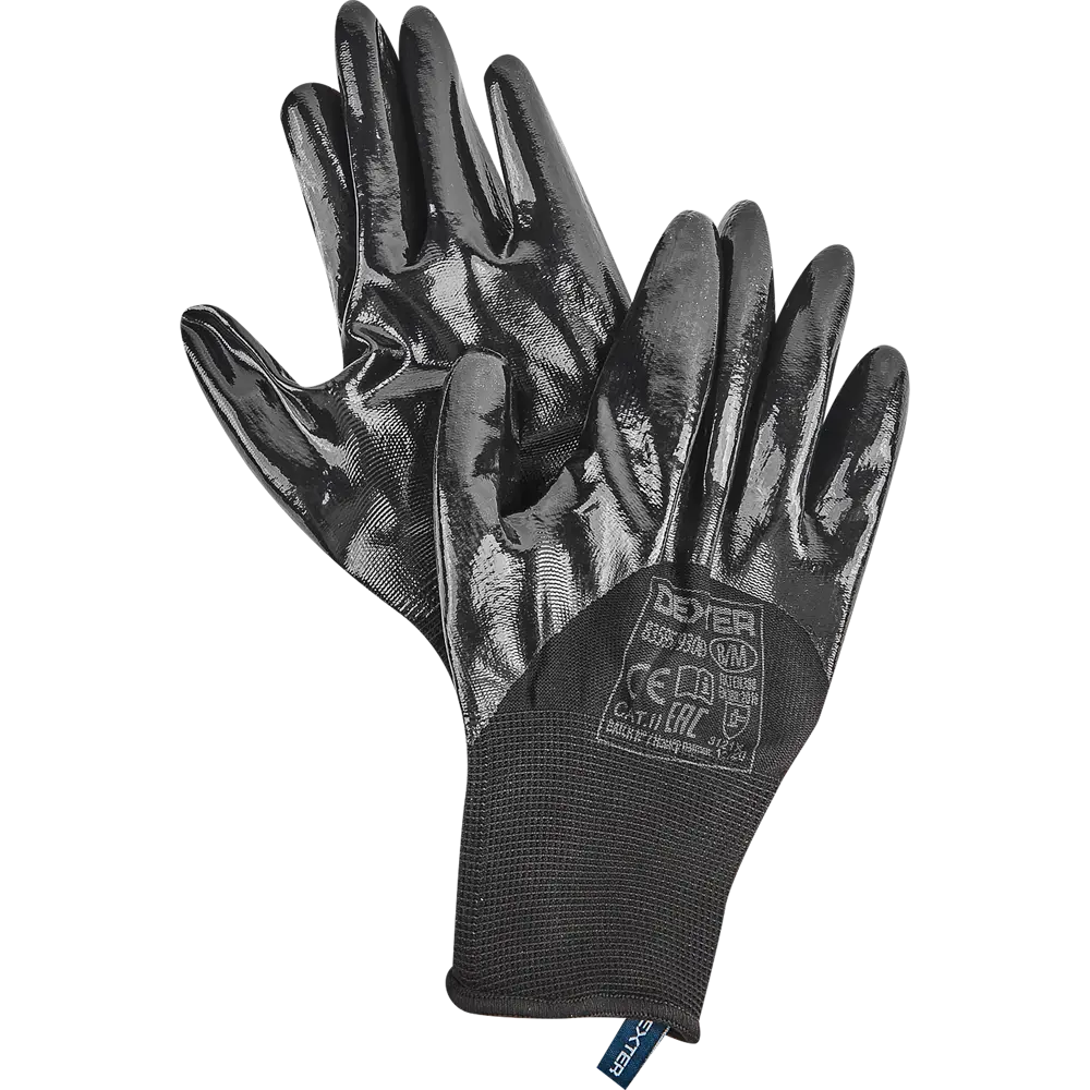 Перчатки нейлоновые с нитрилом обливные Р.8 Dexter STLM-2178352