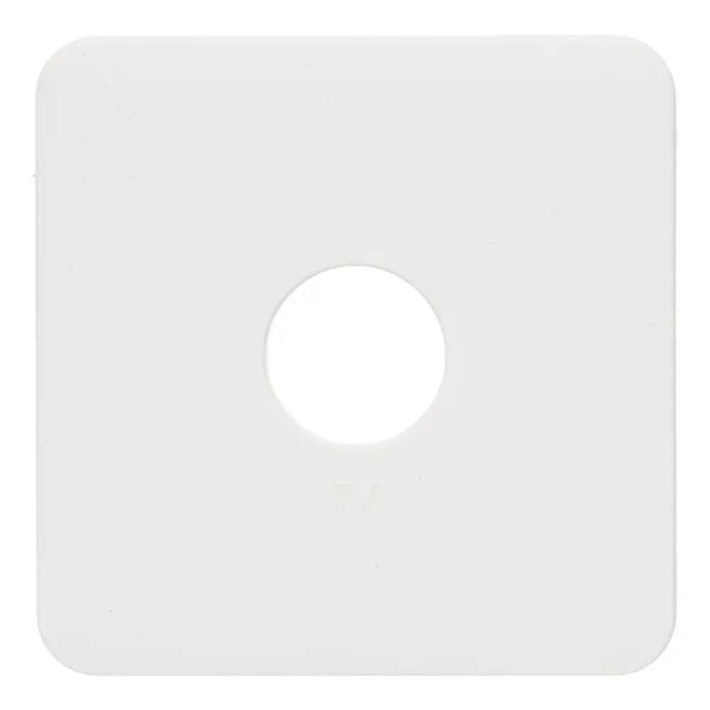 Накладка для ТВ-розетки Lexman Cosy, цвет белый STLM-2038959
