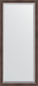 BY 1204 Зеркало с фацетом в багетной раме - палисандр 62 mm EVOFORM Exclusive