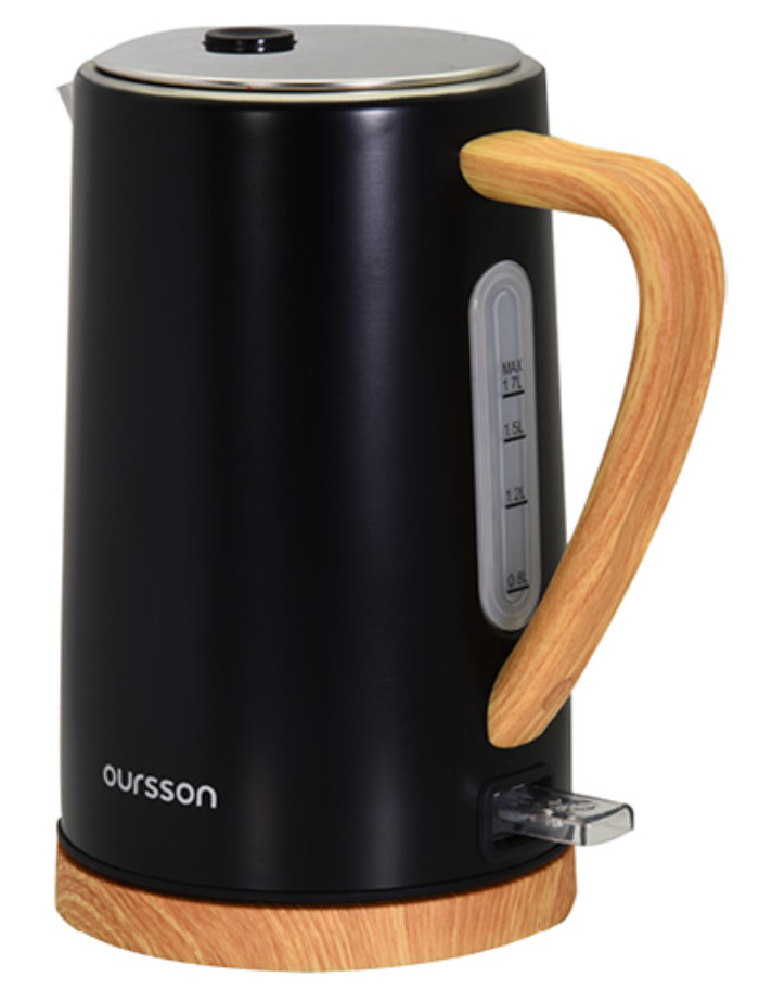 9081581 Электрочайник Oursson KE1754MD/BL черный STDN-0099328 - Вид №2