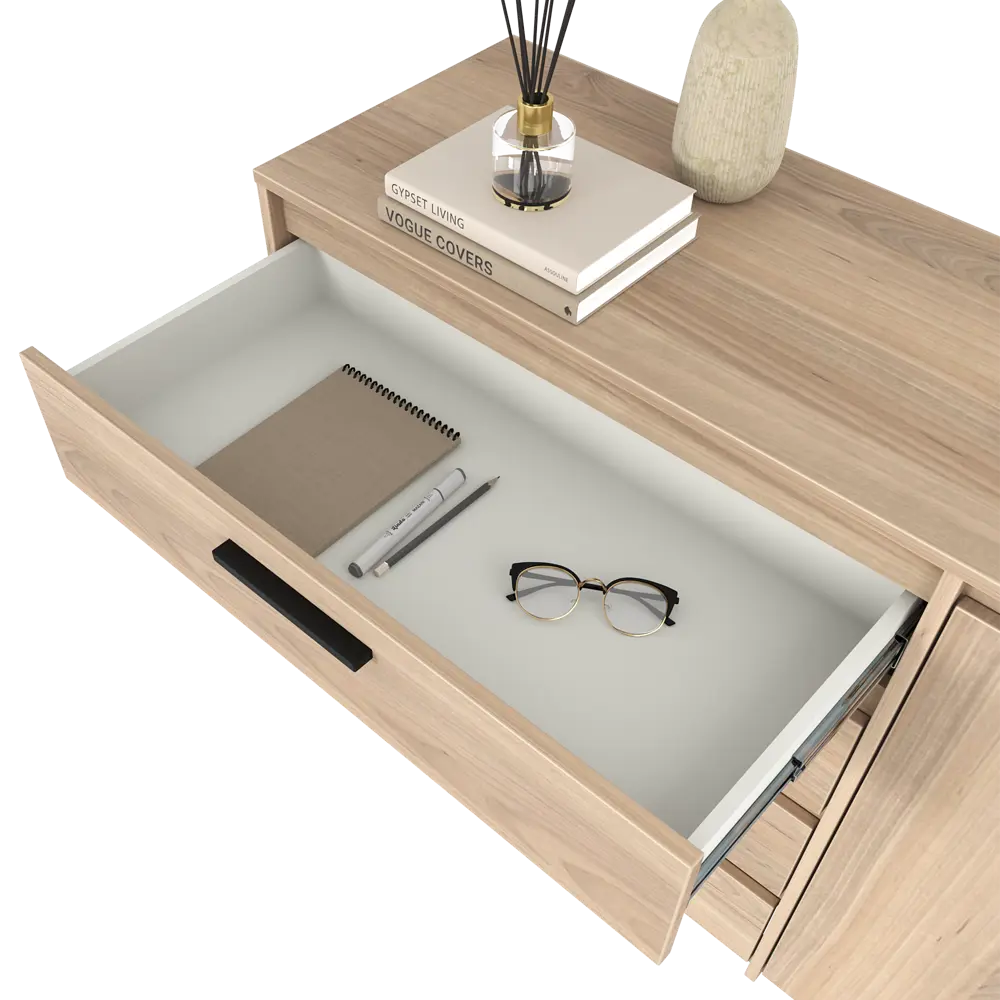 Комод Лион 4 ящика 120x84x41,6 см ЛДСП цвет дуб комано 89428041 STLM-2112715 Santreyd - Вид №11