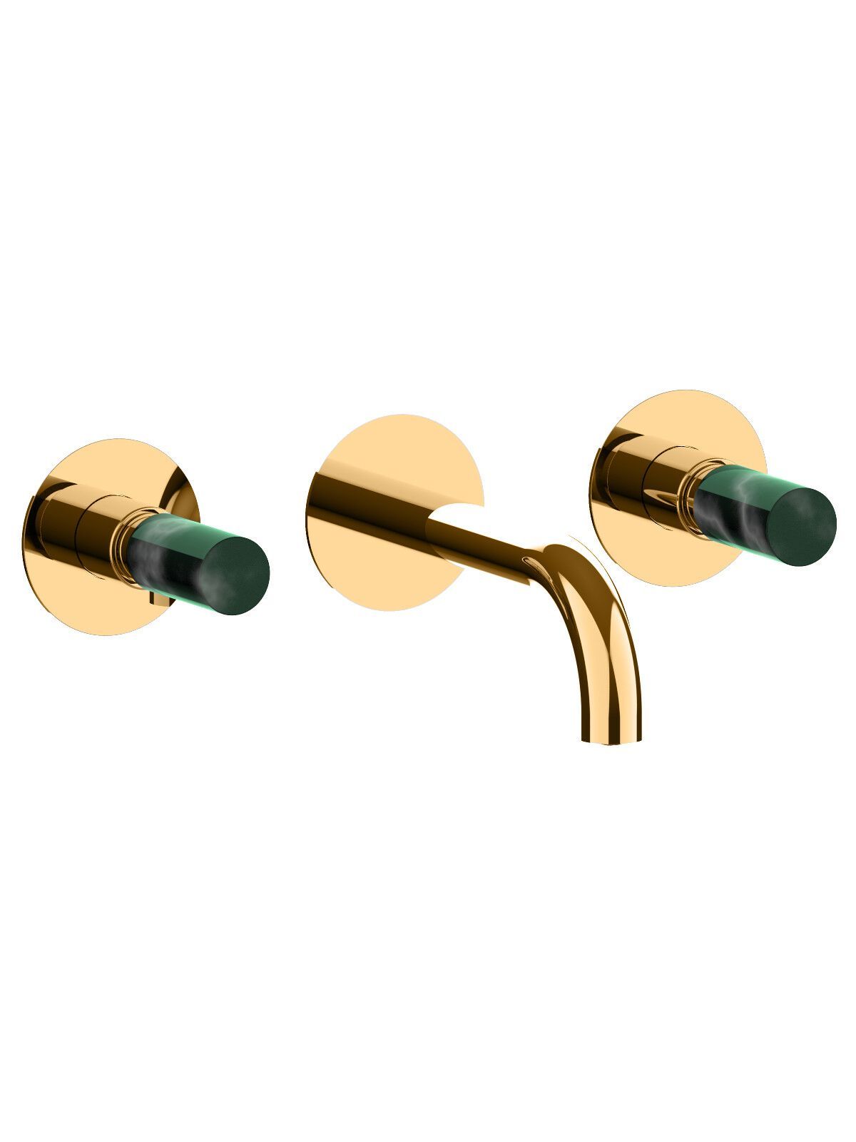 Настенный смеситель для раковины с 3 отверстиями без слива Rubinetterie Frattini Pepe XL ARCH-00037632 - Вид №7