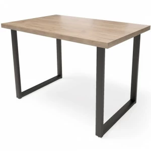Обеденный стол прямоугольный табачный дуб 120 см "Лофт" Н light T MILLWOOD RAW 134428 Коричневый