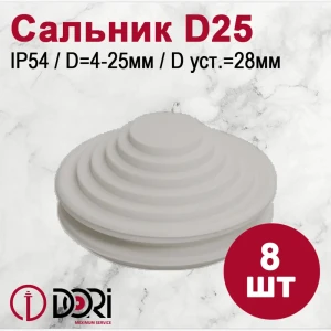 Кабельный ввод Dori D25 28 мм 8 шт.