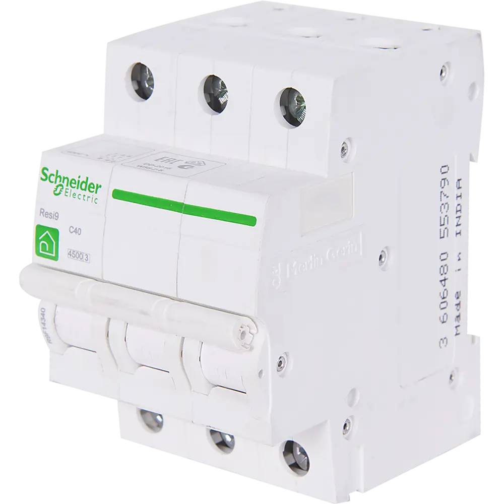 Автоматический выключатель Schneider Electric Resi9 3P 40 A 4.5 кА C STLM-2147853