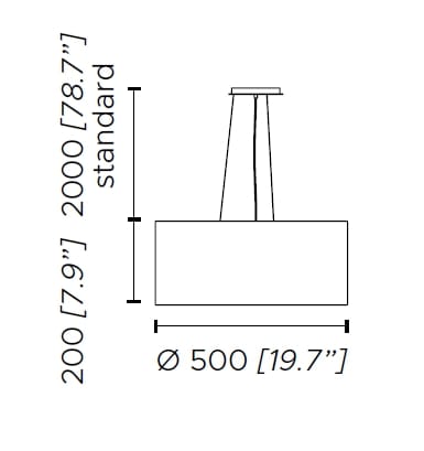 Ткань светодиодный подвесной светильник Contardi Circus ARCH-00058372 - Вид №2