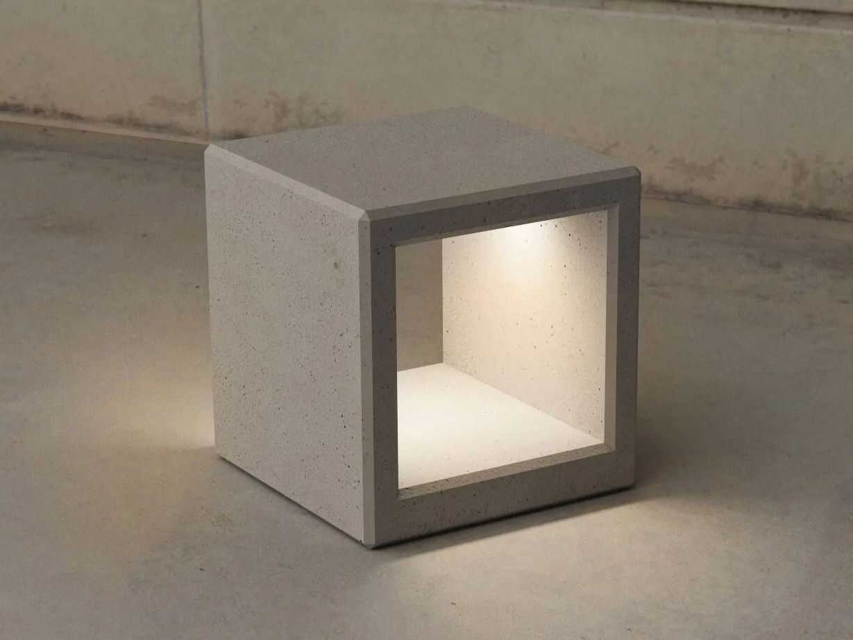 Бетонное наружное сиденье со встроенным освещением SIT Outline ARCH-00140107