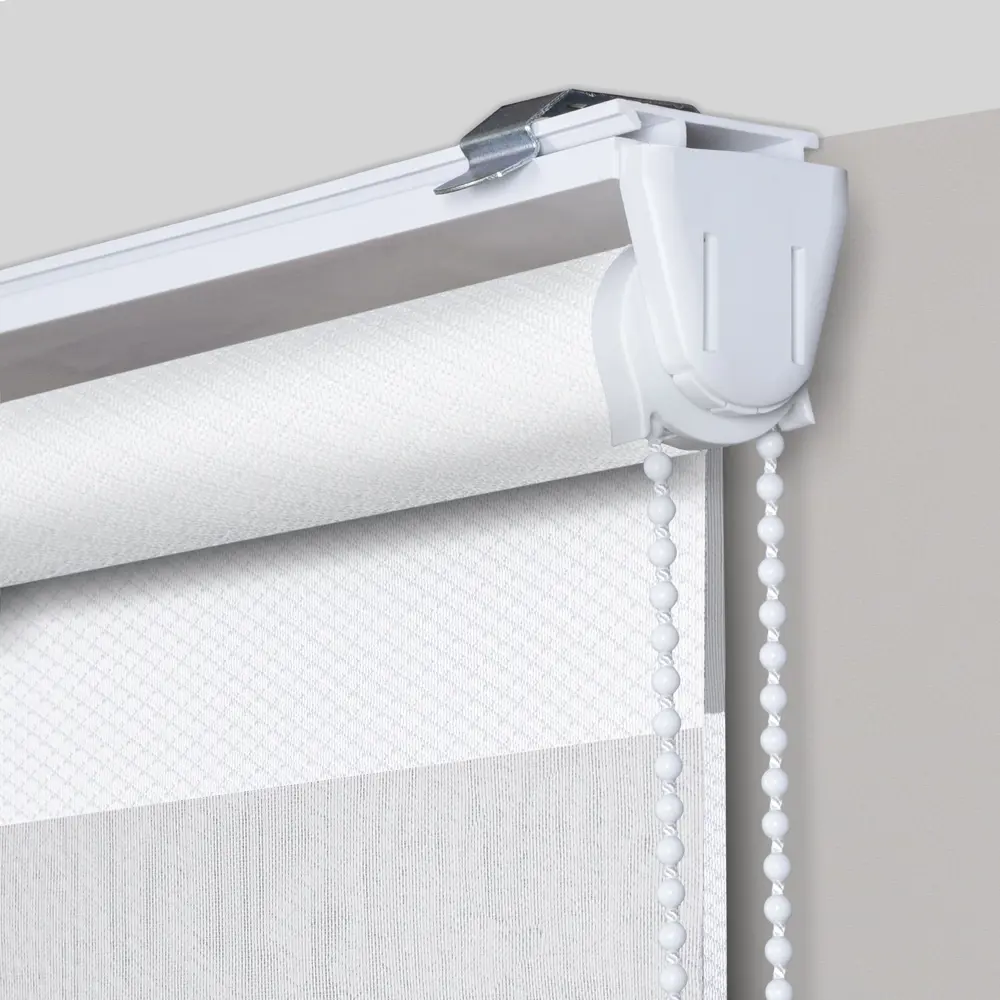 Штора рулонная день-ночь Сиберия 100x160 см белая MIAMOZA Промо 2025 STLM-2073159 - Вид №1