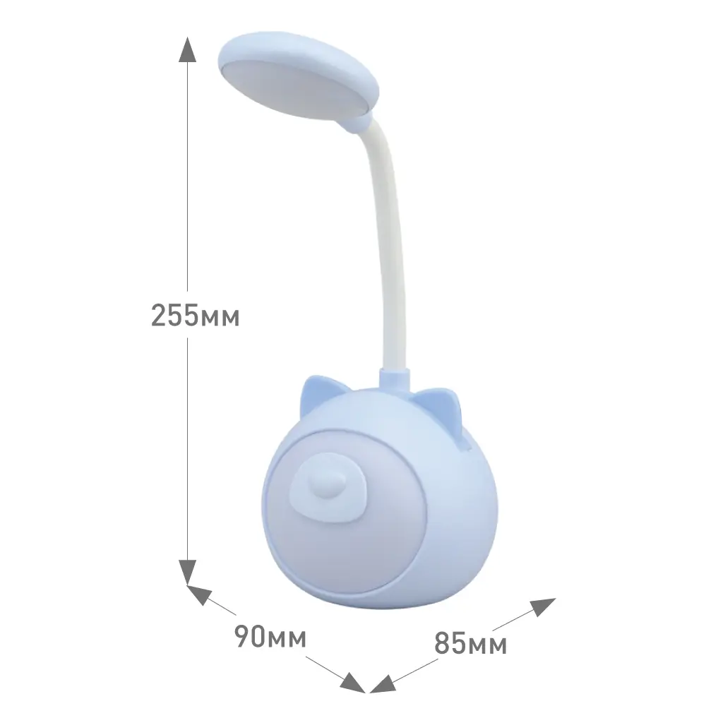 Ночник светодиодный Camelion Мишка синий NL-274 детский, с выключателем STLM-2090412 - Вид №10