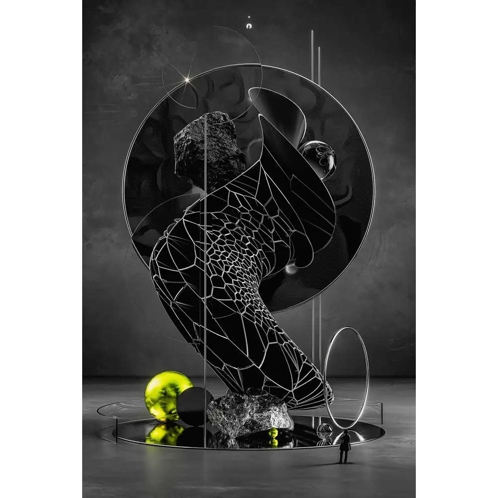Картина на стекле Artabosko Слинки 8 40x60 см 87811376 STLM-2210103 