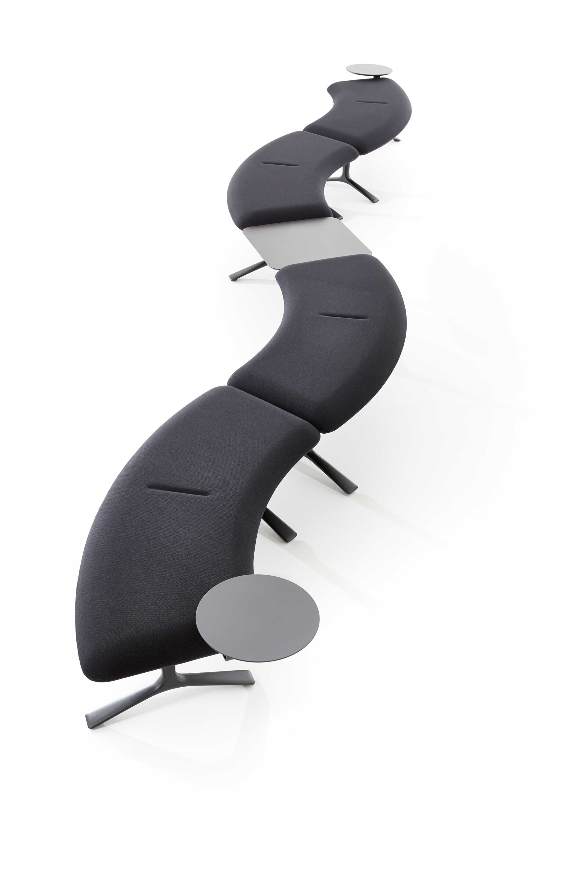 Модульная скамья из ткани без спинки VAGHI Mewa ARCH-00134179 - Вид №4