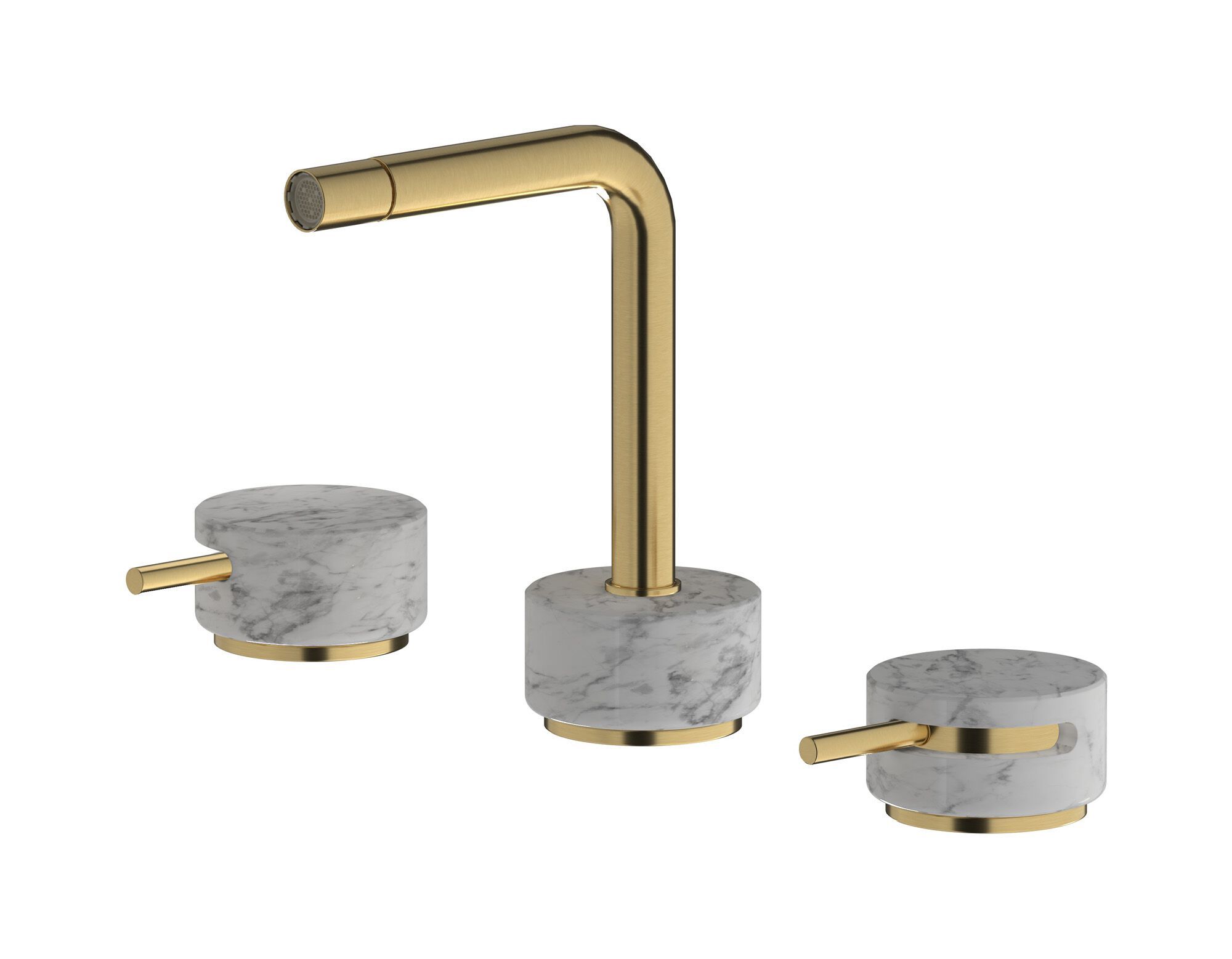 Смеситель для биде с 3 отверстиями для мраморной столешницы IB мрамор + мрамор Elle ARCH-00101784 - Вид №17
