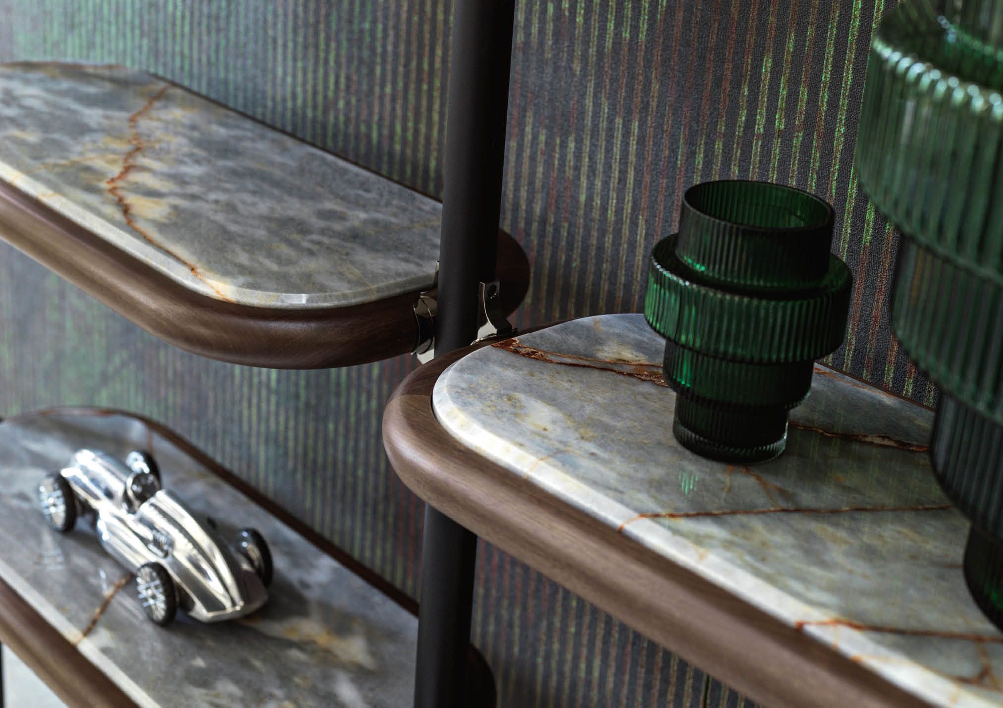 Модульный книжный шкаф с письменным столом BertO IAN ARCH-00041686 - Вид №1