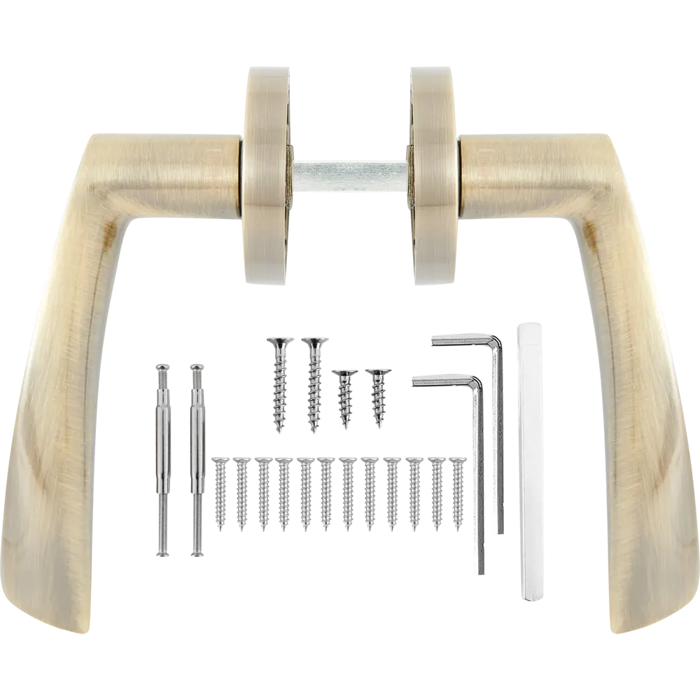 Дверные ручки PUNTO Crona с механизмом запирания, цвет бронза 85202170 STLM-0059789 - Вид №1