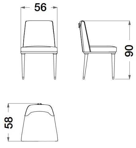 Кожаный стул CPRN HOMOOD Шестое чувство ARCH-00003402 - Вид №2