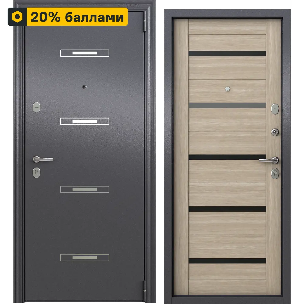 TOREX Клауд Вижн - входная металлическая дверь с защитой и стилем 89392525 STLM-1497962