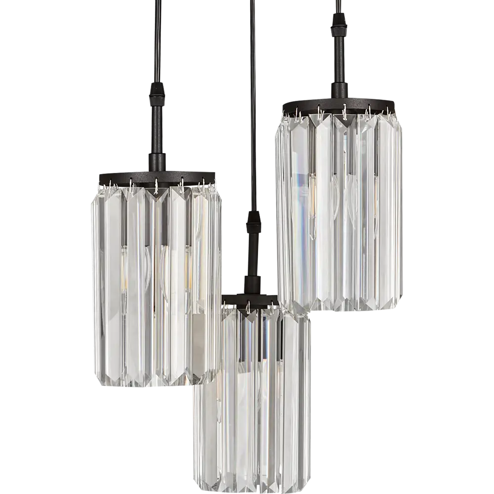 Подвесной светильник Vitaluce Max V4265 с тремя прозрачными плафонами 82890742 STLM-0923911 - Вид №3