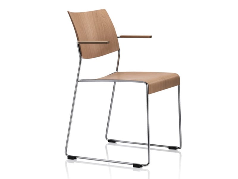 Штабелируемый стул для конференций с подлокотниками Brunner Linos ARCH-00029194