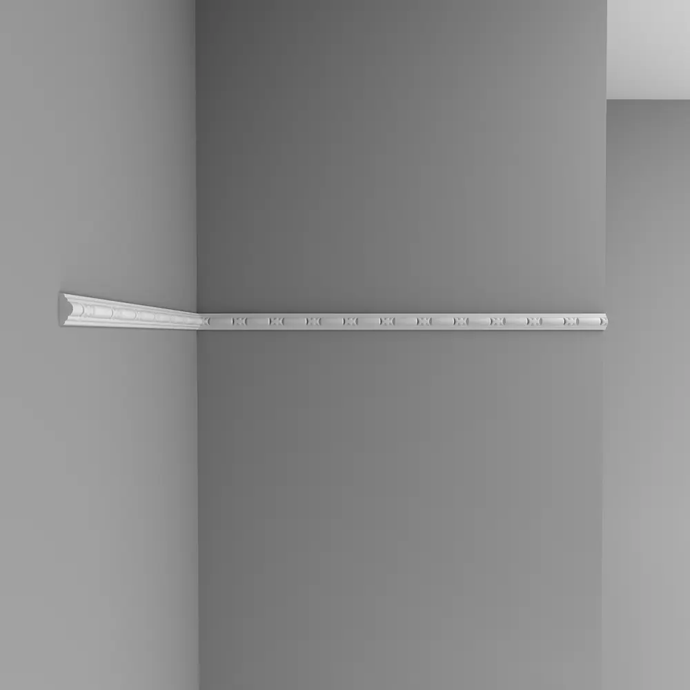 Молдинг настенный Decomaster 98010 белый 10x22x2000 мм STLM-2080110 - Вид №5