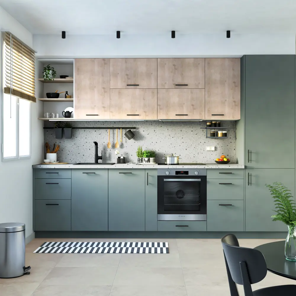 DELINIA ID Фасад кухонный София грин - матовый зеленый для современной кухни 85183196 STLM-0059575 - Вид №9