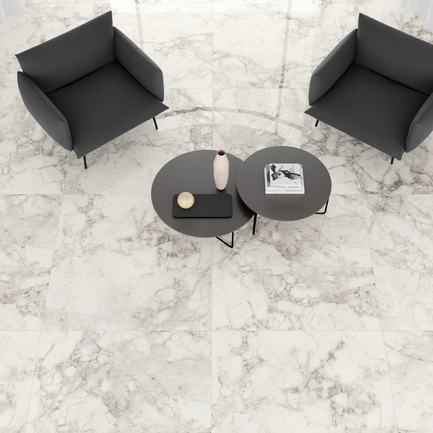 Пол / керамогранит с мраморным эффектом Supergres Purity of Marble ARCH-00056474 - Вид №7