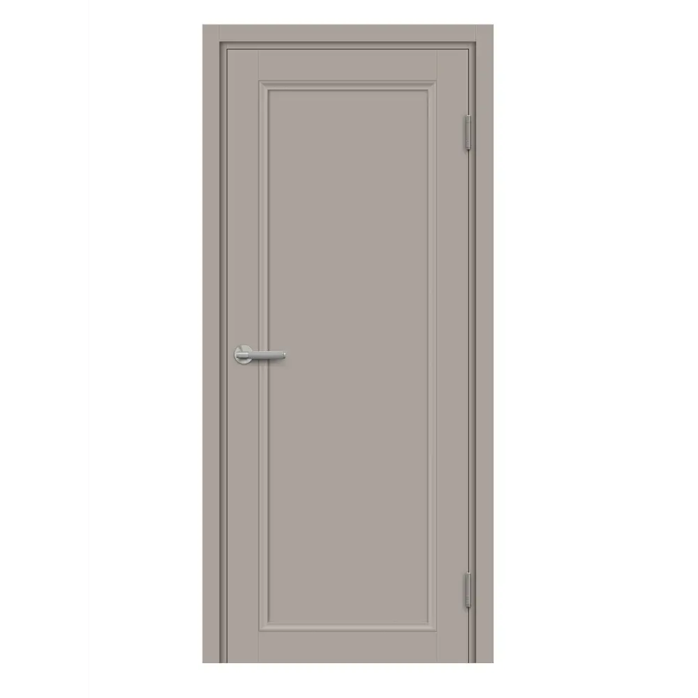 Комплект двери Лион глухая 60x200 см HardFlex цвет тауп серый с добором 100 мм МАРИО РИОЛИ STLM-2134749