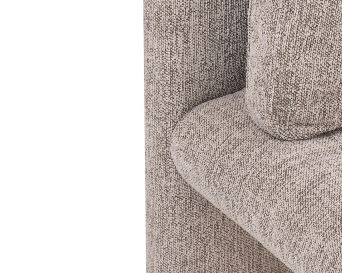 Двуспальная кровать из ткани с мягким изголовьем Nobonobo MANDURIA ARCH-00003872 - Вид №3