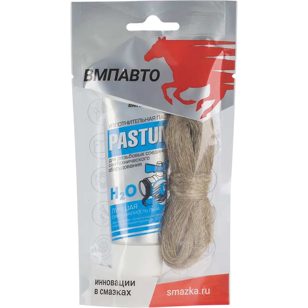 Паста уплотнительная Pastum для воды 70 г со льном 15 г 86769356 STLM-2185555 Santreyd 