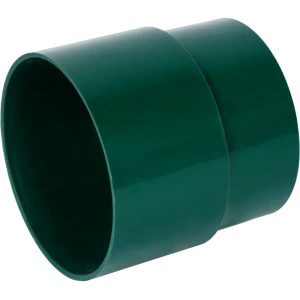 Муфта для водосточной трубы 80 мм цвет зелёный