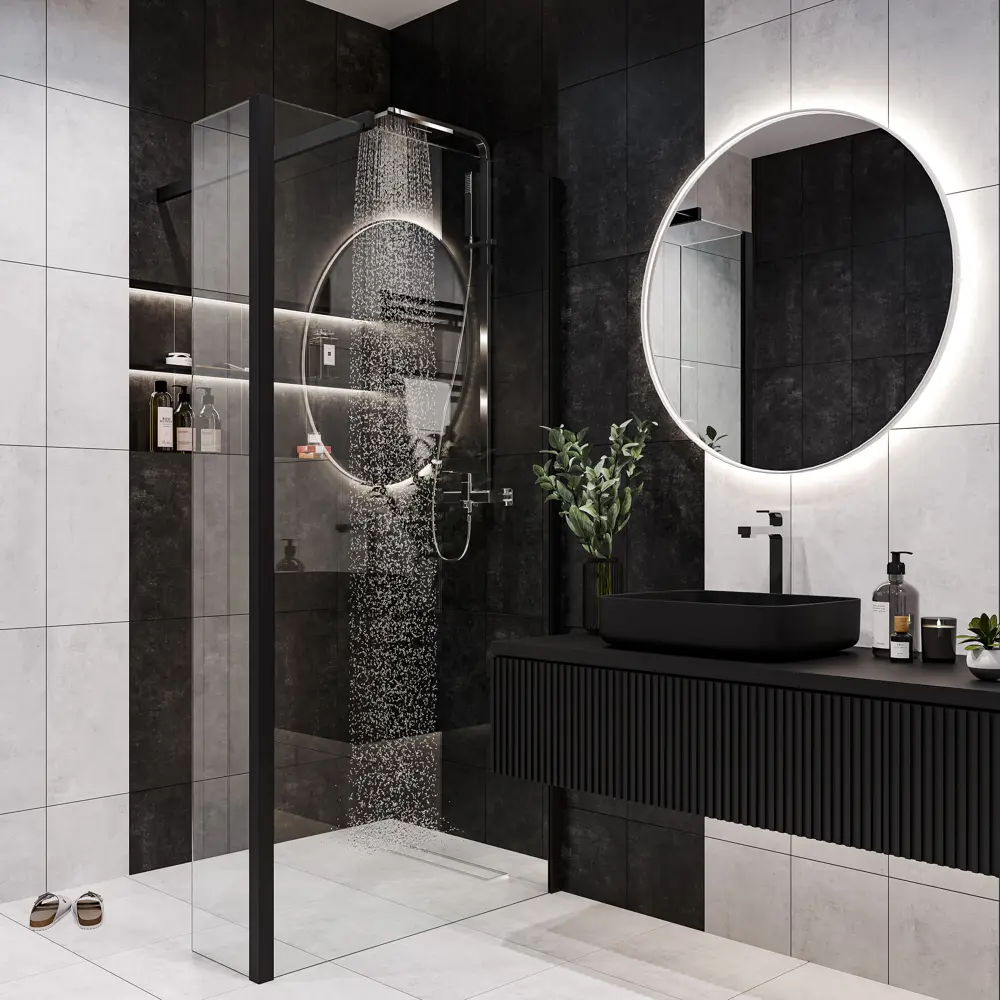 Плитка настенная Culto Martis 25x50 см 1 м² матовая цвет темно-серый STLM-2078592