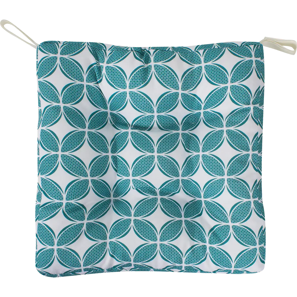 Сидушка для стула «Геометрия», 40х35 см, цвет бирюзовый Santreyd STLM-2097205