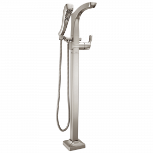 55552-PN H2Okinetic® Ручной душ с 4 настройками для настенного монтажа Delta Faucet Universal Showering Полированный никель