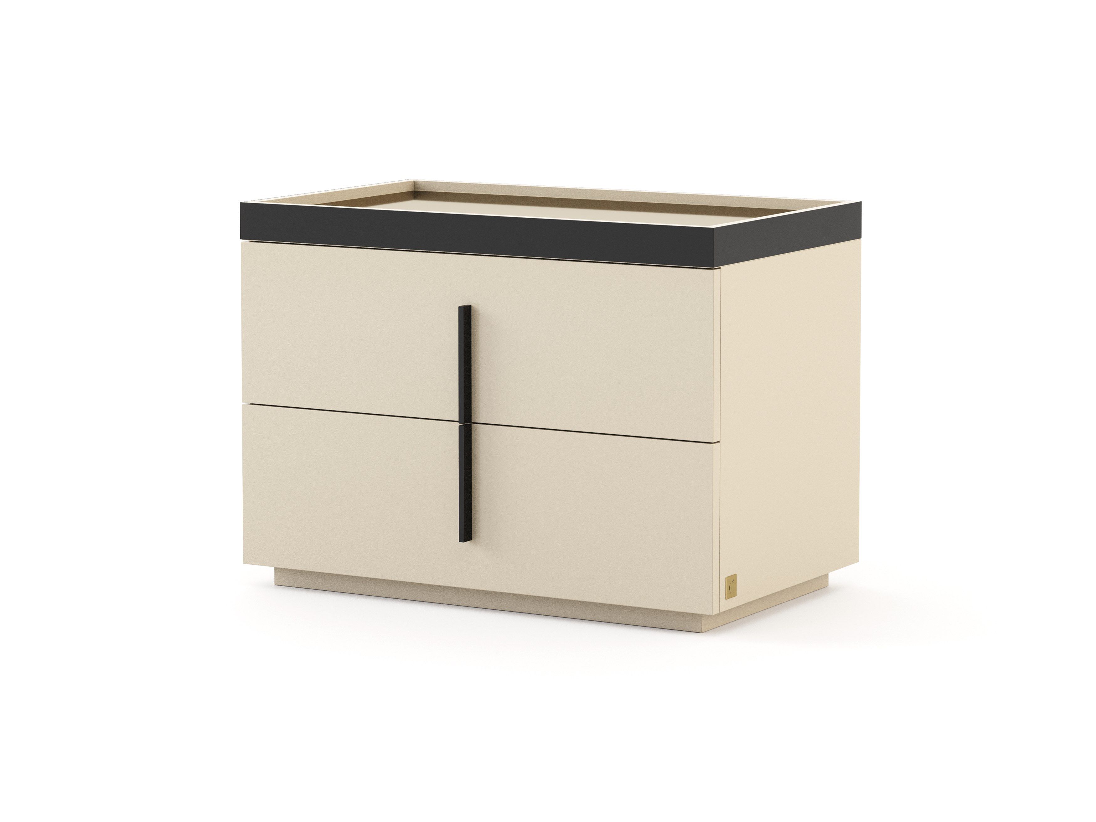 Прямоугольная прикроватная тумбочка из шпона с ящиками Stylish Club ARCH-00040121 - Вид №27