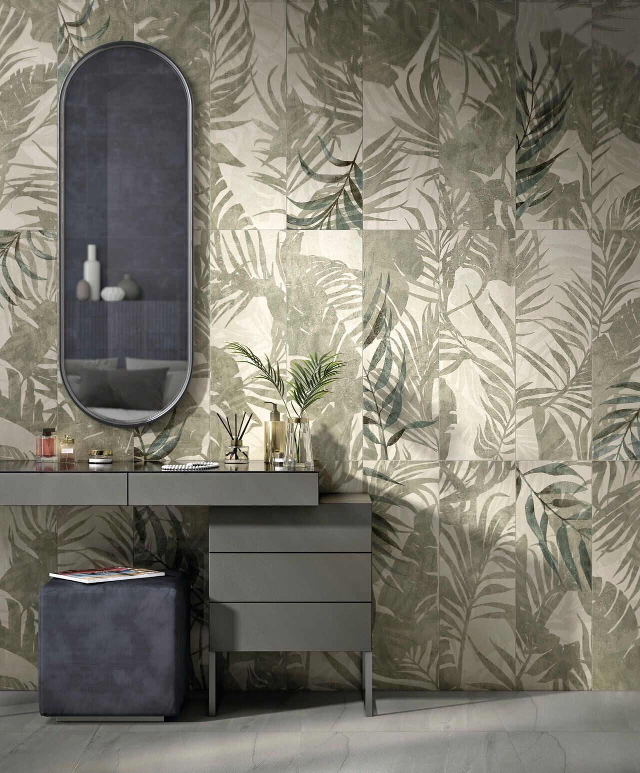 Пол / облицовка керамогранита для интерьера с эффектом камня ARIOSTEA активный базальтовый камень ARCH-00024917