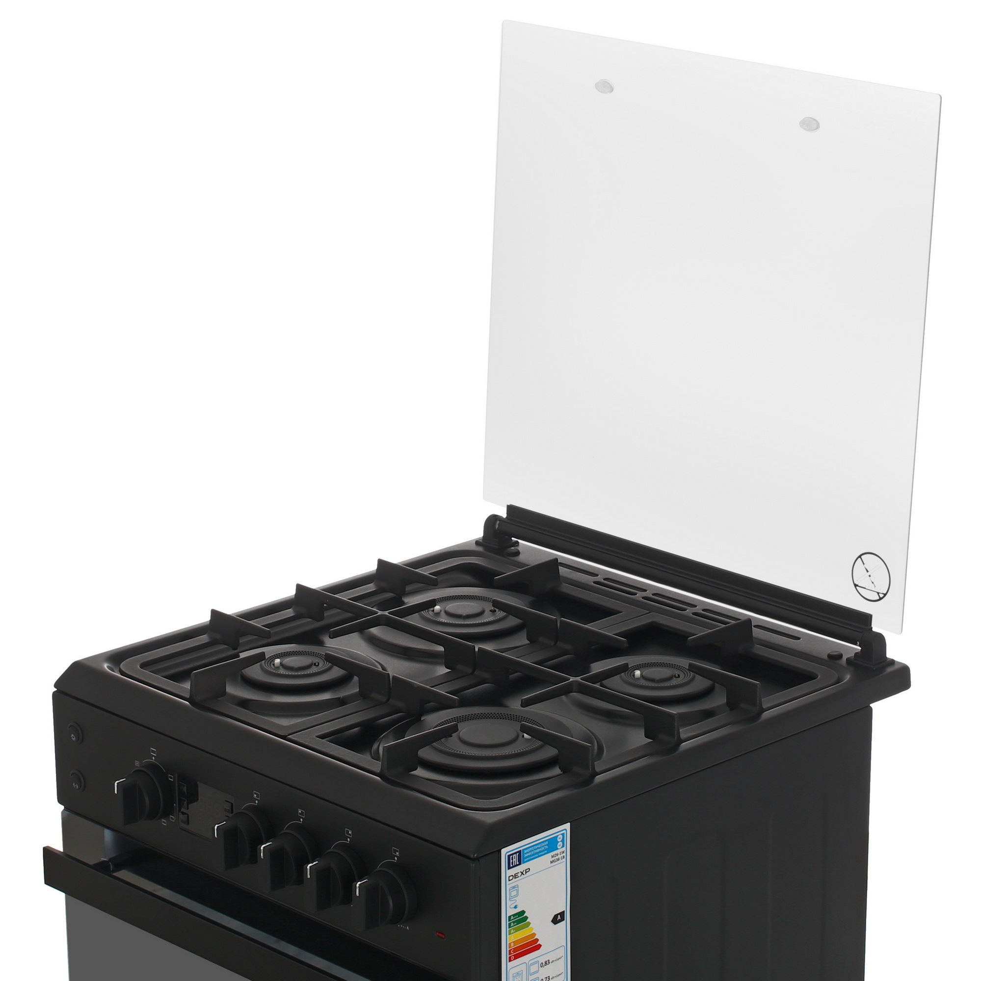 9082388 Комбинированная плита DEXP MG36-1B черный STDN-0059080 - Вид №8